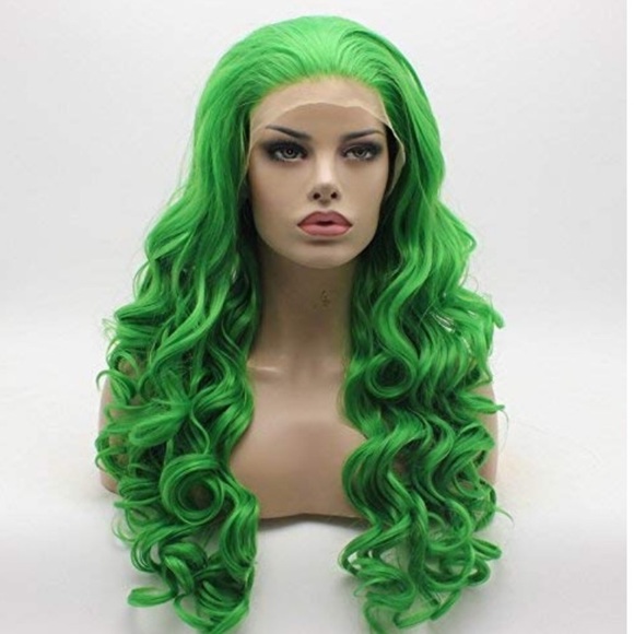 ?MONEY GREEN 26” CURLY LACE FRONT WIG? *NWT*
? main image 4